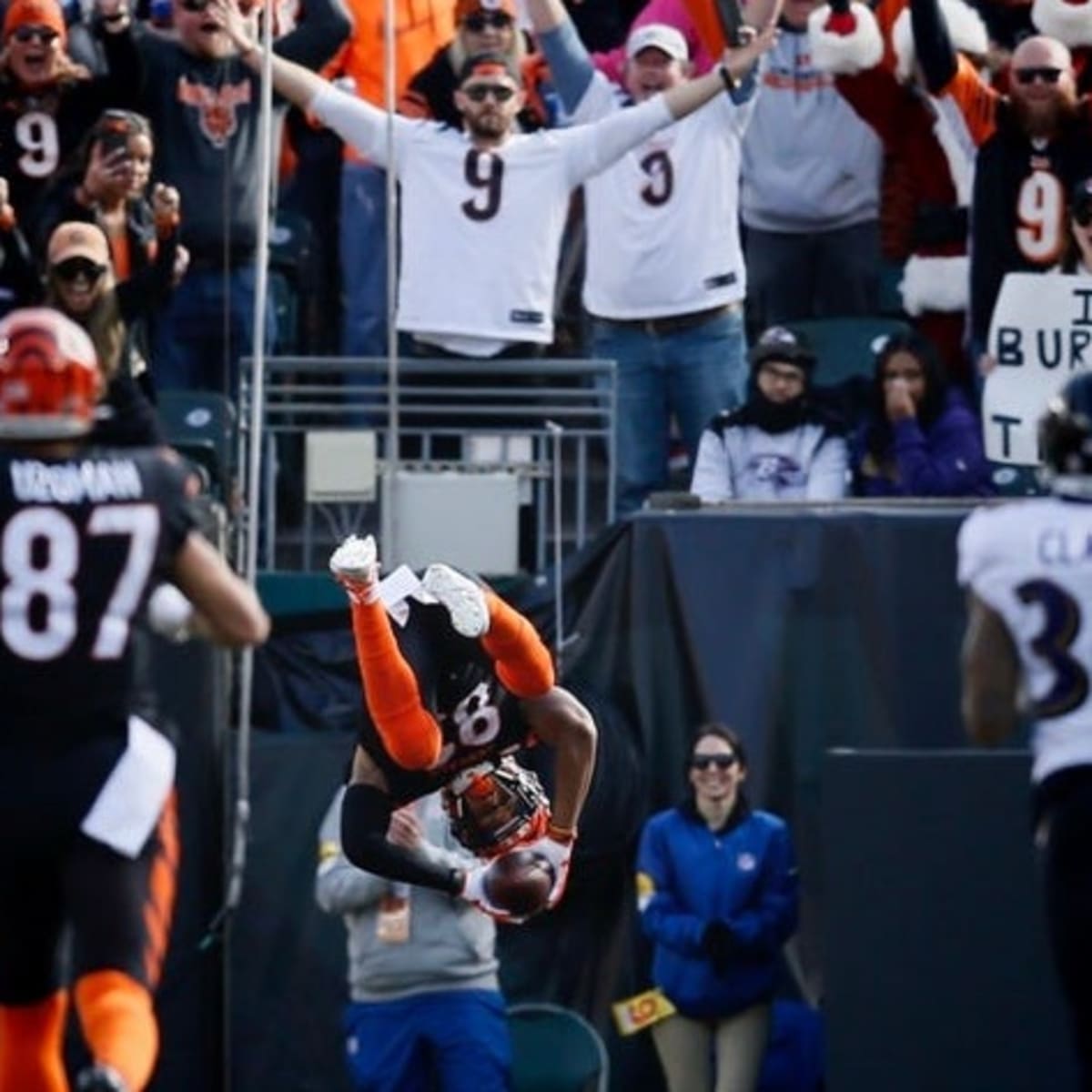 Halftime Observations: Cincinnati Bengals Lead Ravens 24-7 in