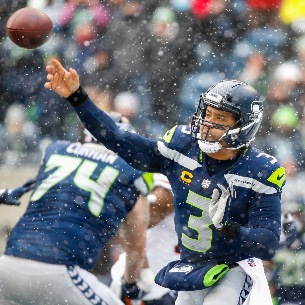 Week 16 photos: Chicago Bears beat Seattle Seahawks 25-24 in a snowy game