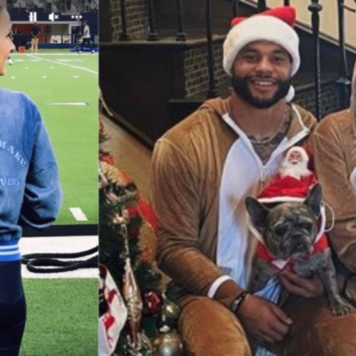 Dallas Cowboys LOOK: Natalie & Dak Prescott - Reindeer & 'Better