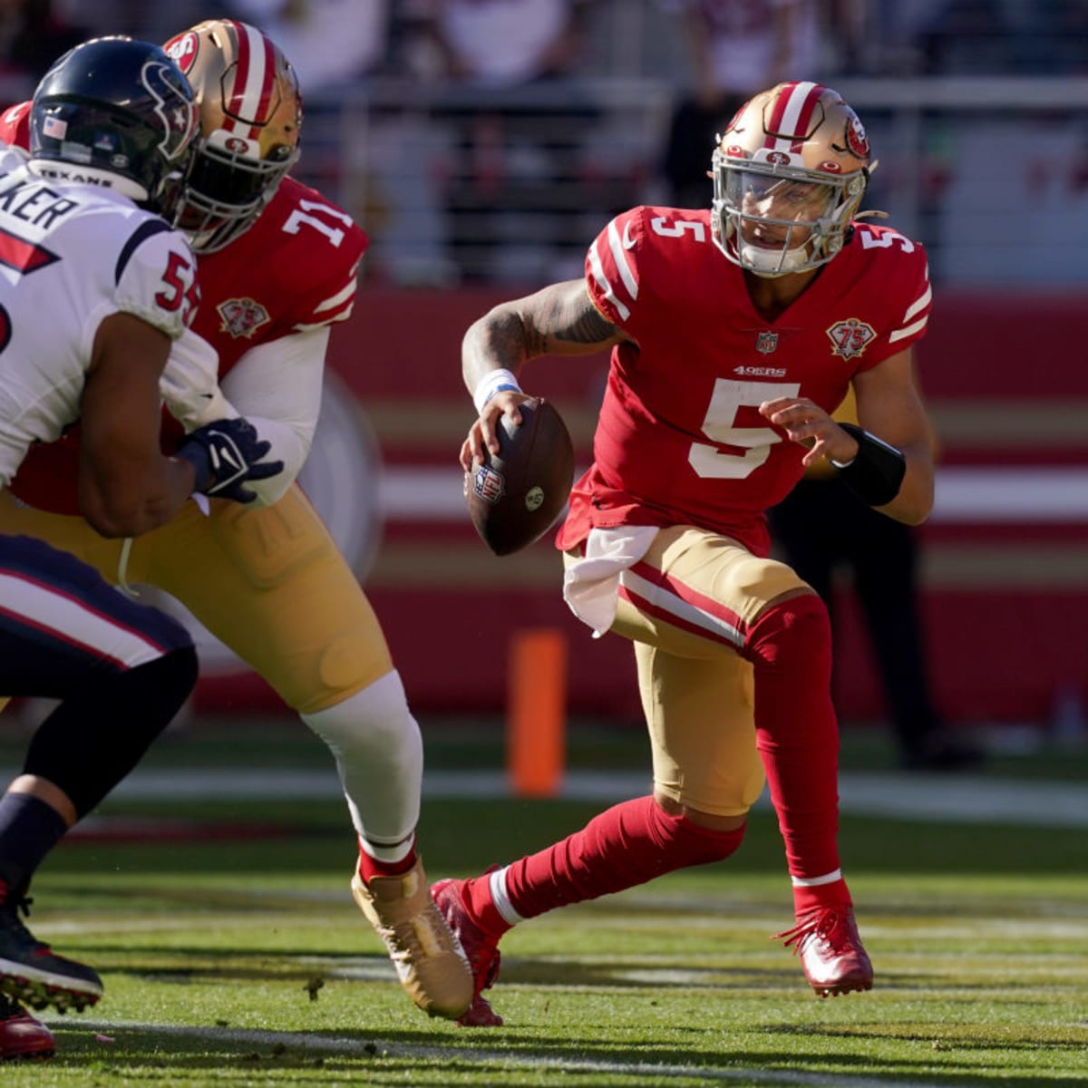 49ers' Trey Lance can thrive vs Texans in place of Jimmy Garoppolo - Sports  Illustrated