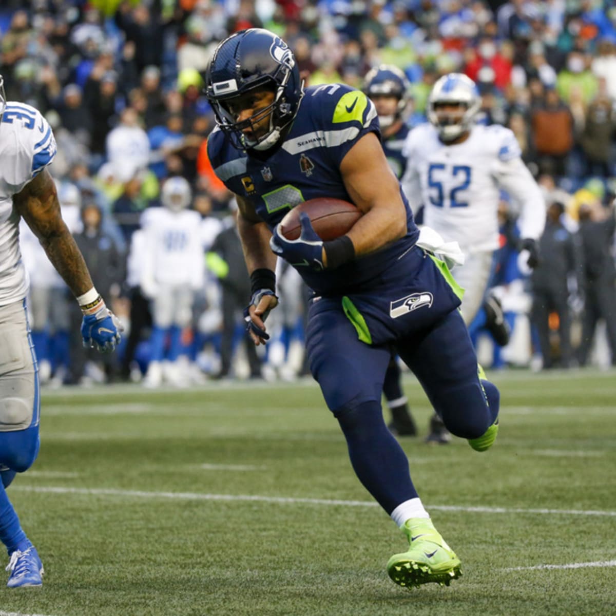 The #Seahawks are wearing White on Blue today against the #Lions! - What's  your score prediction for the game? - Thoughts? • #gohawks…