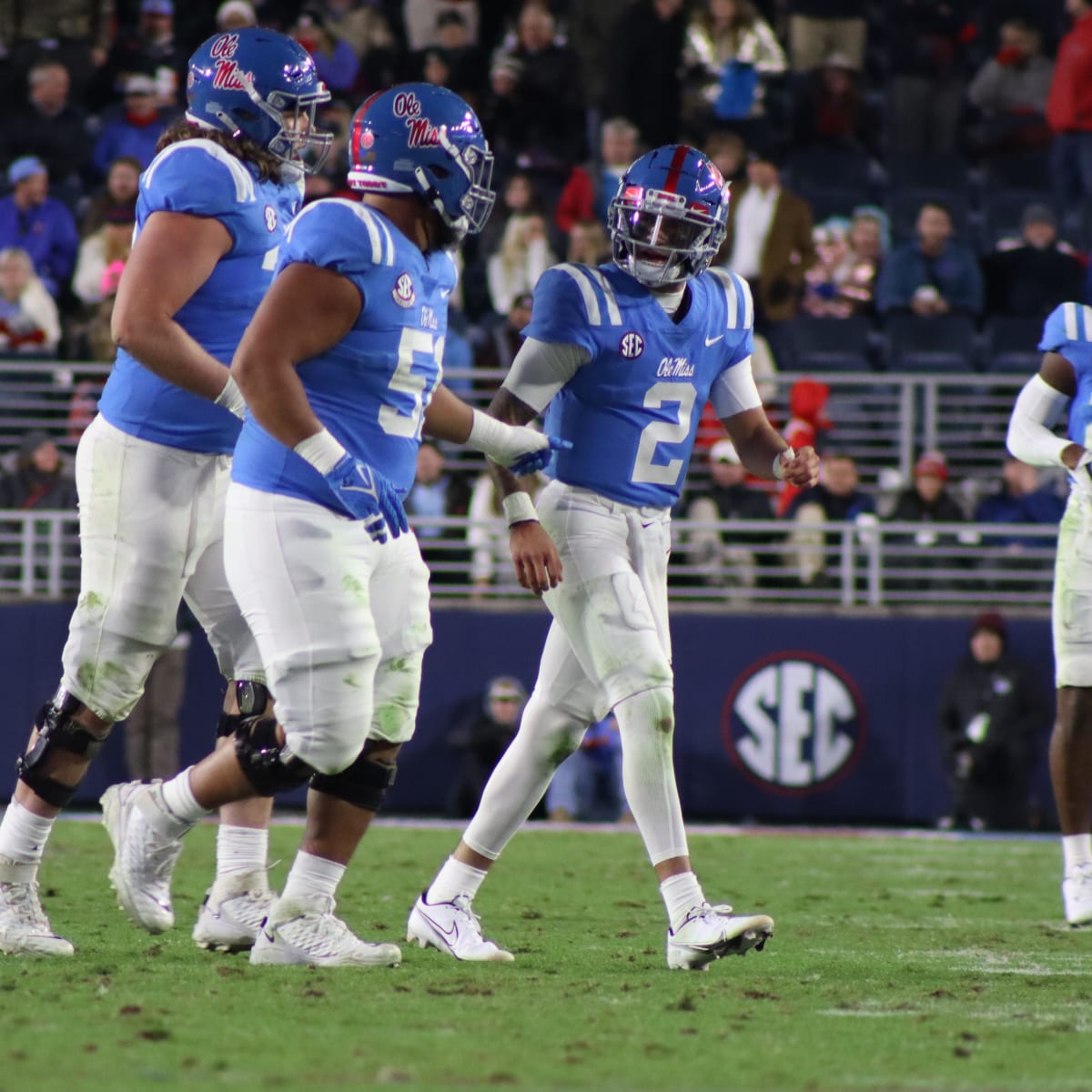 Ole Miss quarterback Matt Corral at the NFL Red Carpet Stage on Thursday,  April 28, 2022, at th …