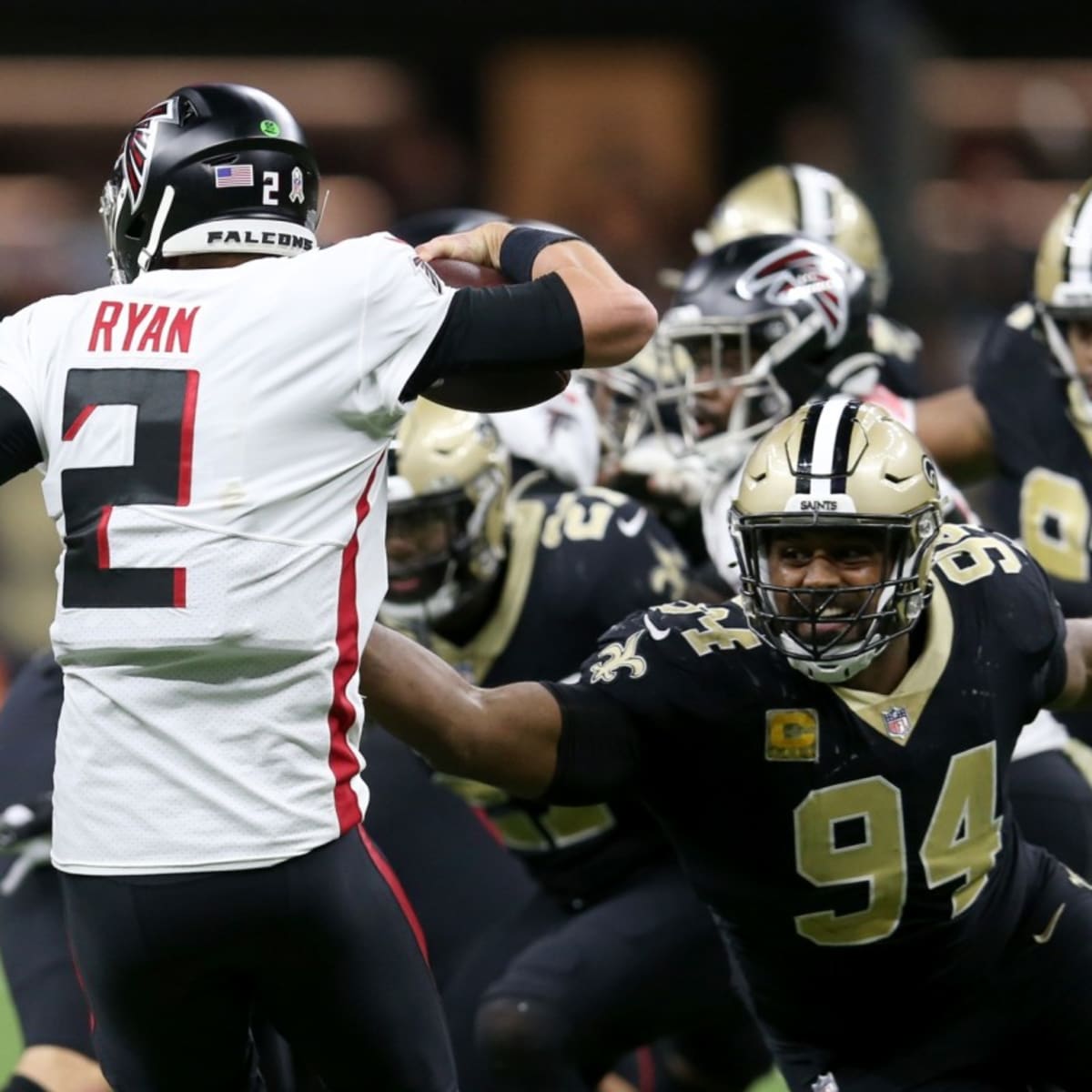 Saints' rookie Chauncey Gardner-Johnson reads Matt Ryan's eyes and