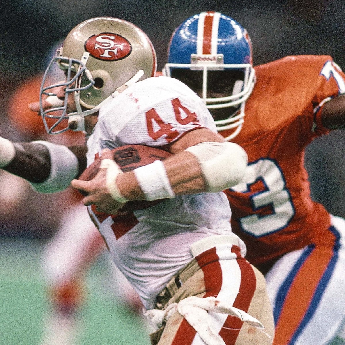 44 Tom Rathman, This giant sack-of-smash does not get enough love anymore.  : r/49ers