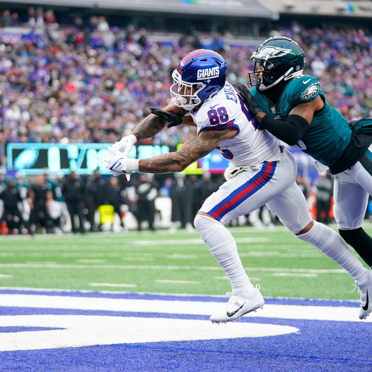 Steven Nelson Philadelphia Eagles Game-Used #3 Midnight Green Jersey vs.  Kansas City Chiefs on October 3 2021