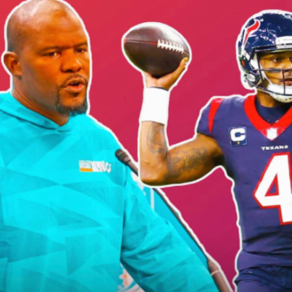 Deshaun Watson, newly-fired Brian Flores want to team up