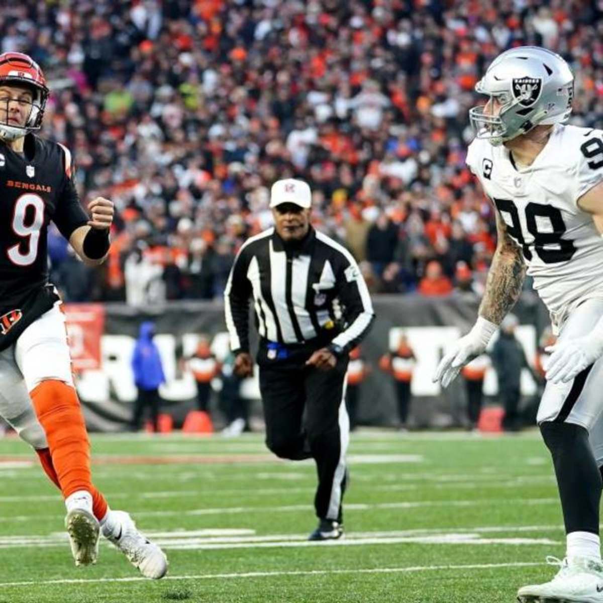 Raiders vs. Bengals officiating crew not expected to work another playoff  game