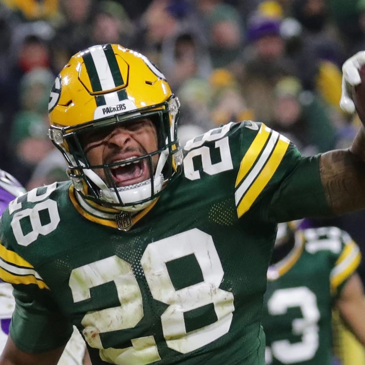 Packers Time Capsule: AJ Dillon plows through the snow in 2020 win