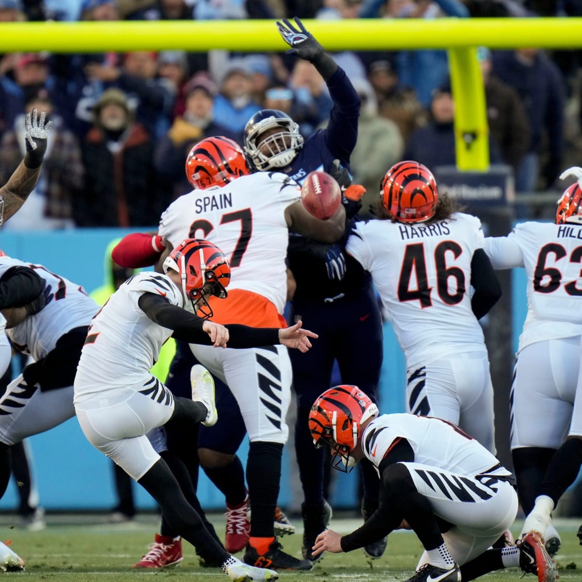 Bengals win a dramatic game vs Titans with a McPherson field goal