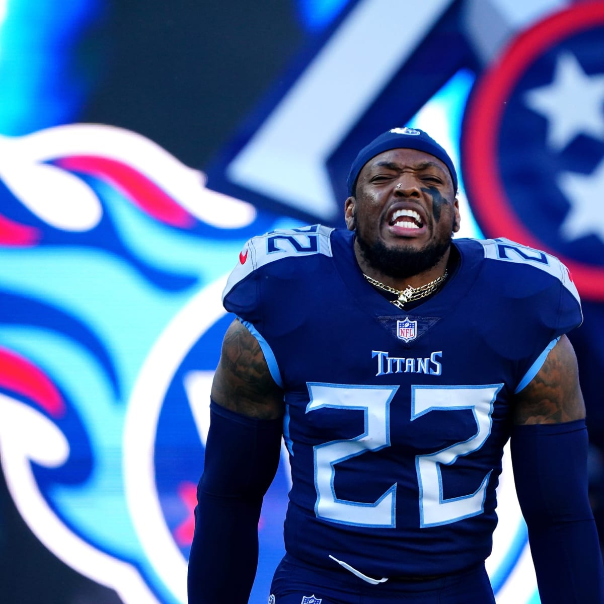 Youth Derrick Henry Navy Tennessee Titans Performance Player Name