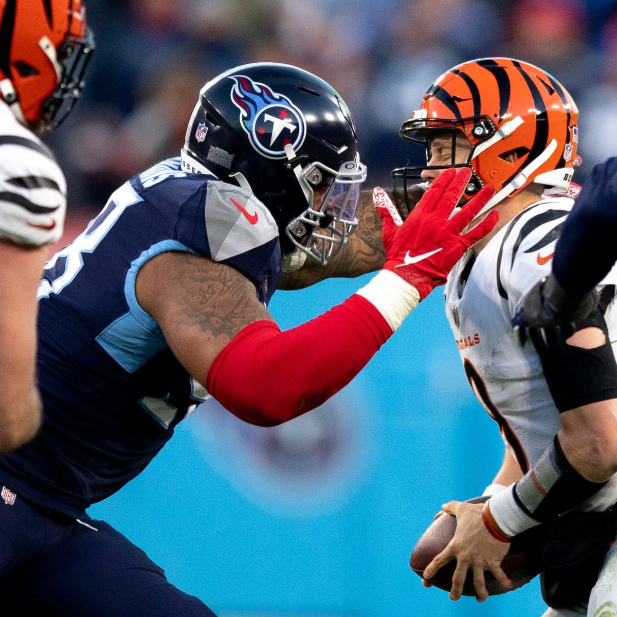 WATCH: Titans' Jeffery Simmons gets involved in fight with Bengals