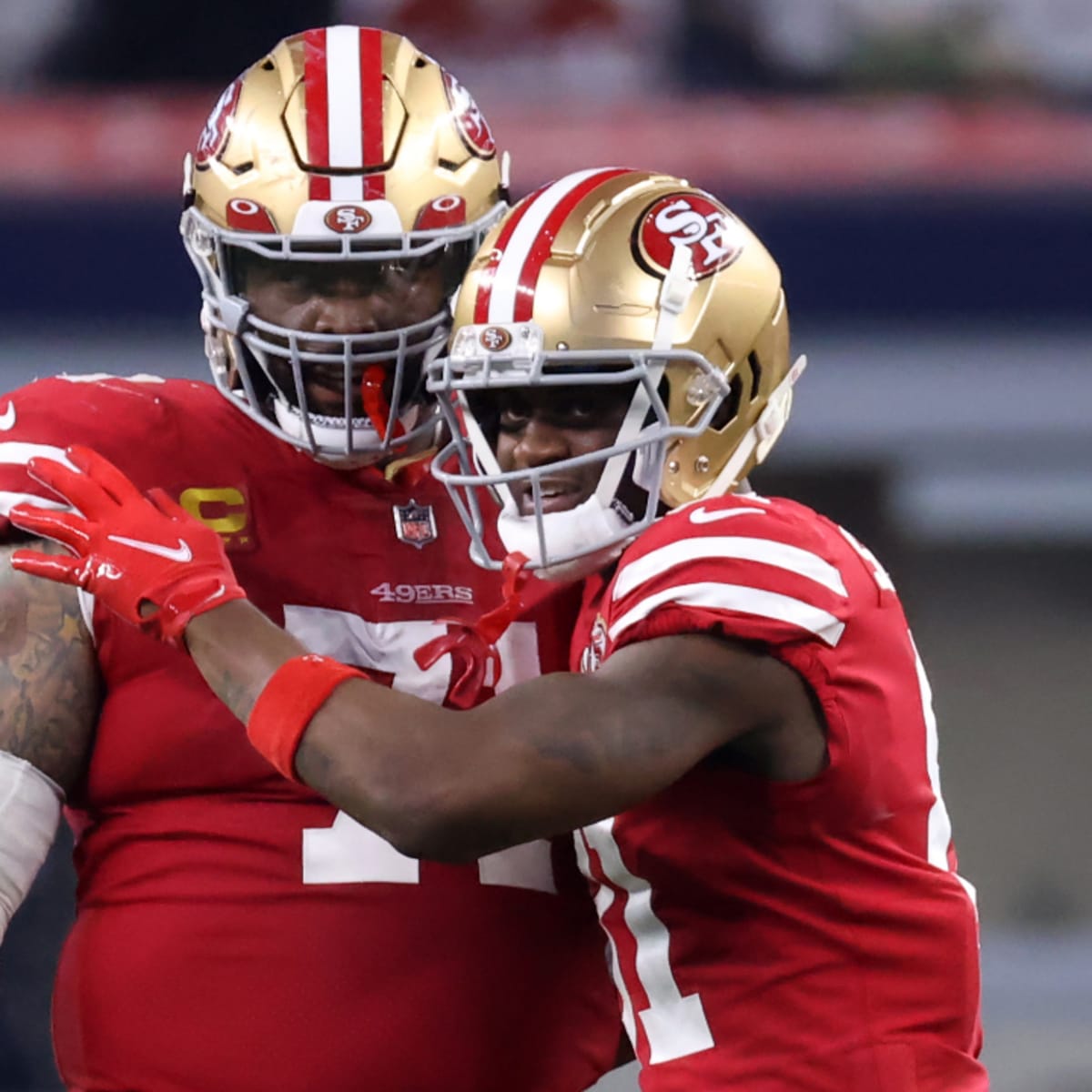 San Francisco 49ers lose LT Trent Williams to high ankle sprain on