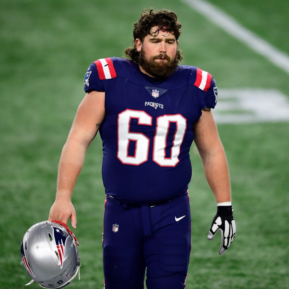 David Andrews back at practice for Patriots during bye week - CBS Boston