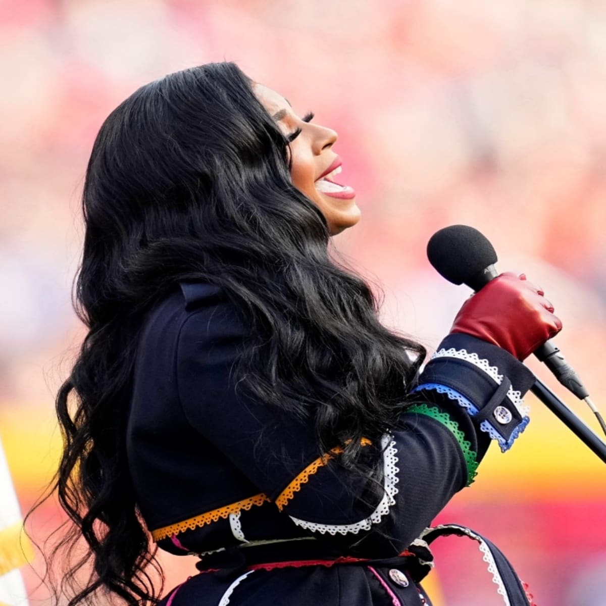 Watch: Ashanti's Mic MALFUNCTIONS During AFC National Anthem Performance -  That Grape Juice