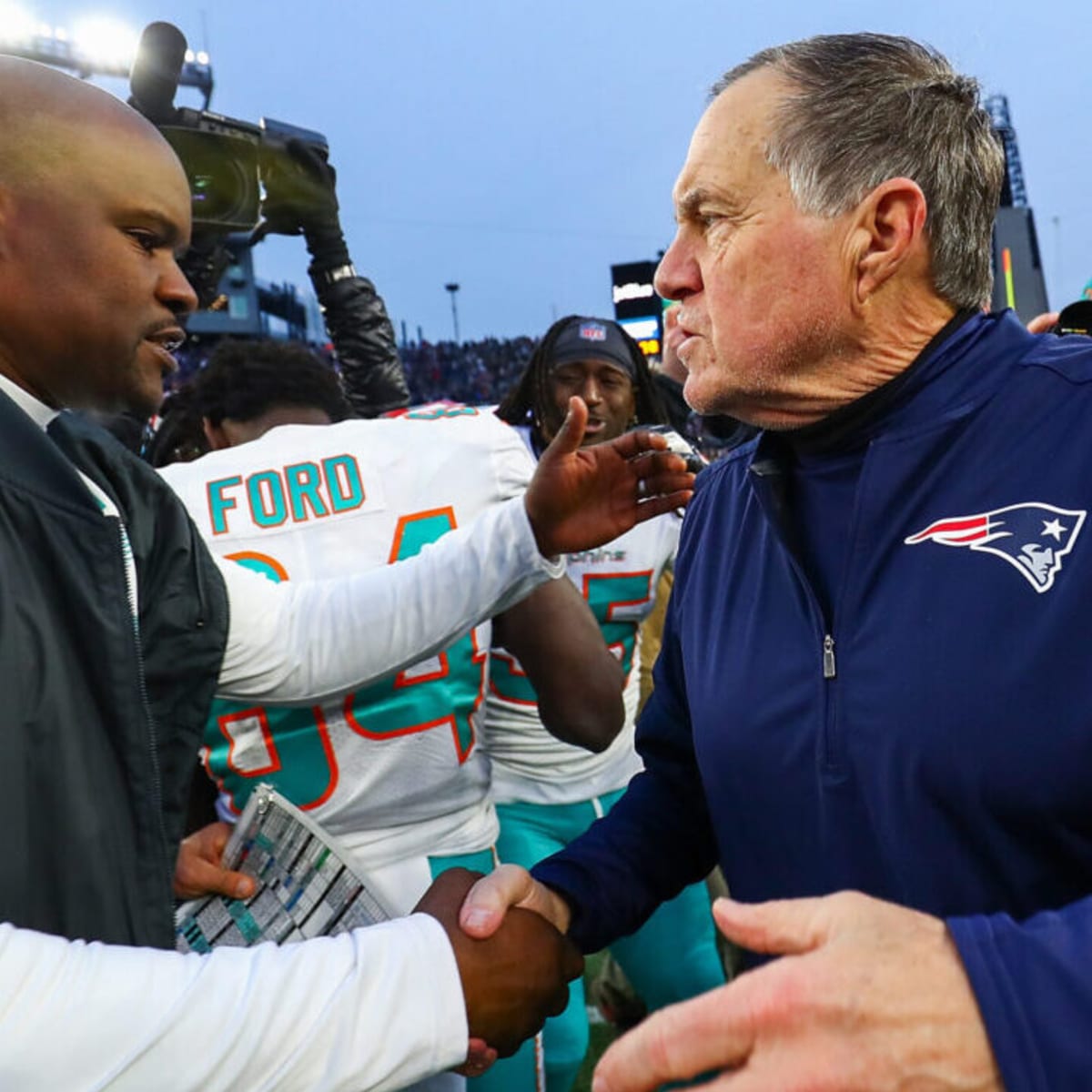 Mike Jones on X: Bill Belichick's texts to Brian Flores.   / X