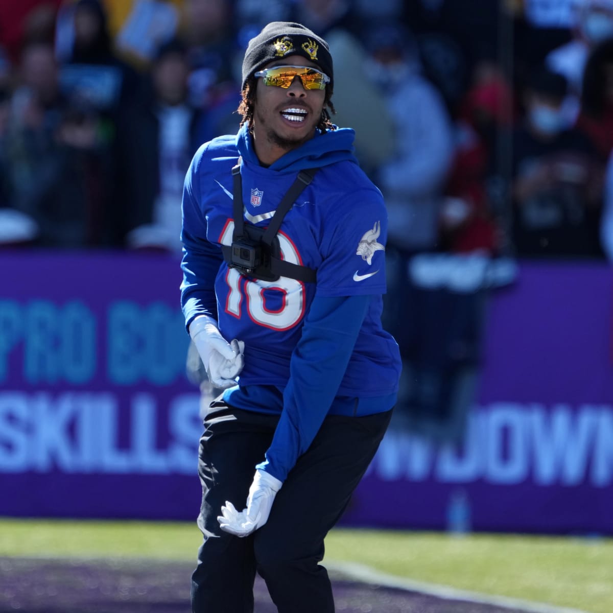 Minnesota Vikings wide receiver Justin Jefferson discusses winning  dodgeball tourney at Pro Bowl Skills Showdown