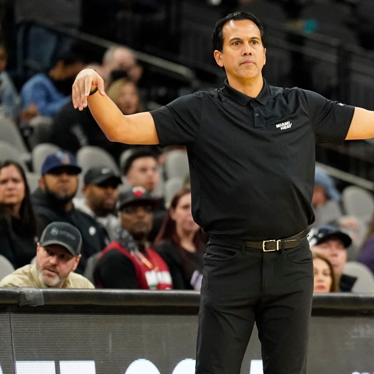 Erik Spoelstra Media Availability, head coach, media, Erik Spoelstra,  Tottenham Hotspur F.C., Head coach Erik Spoelstra meets with the media  following tonight's win over the Spurs.