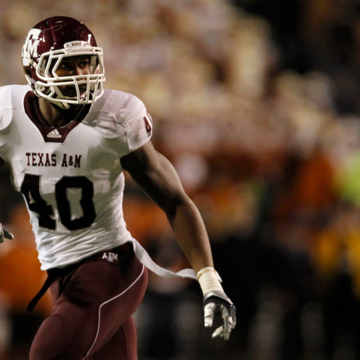 Von Miller Texas A&M Aggies Unsigned White Senior Bowl Jersey Action Photograph