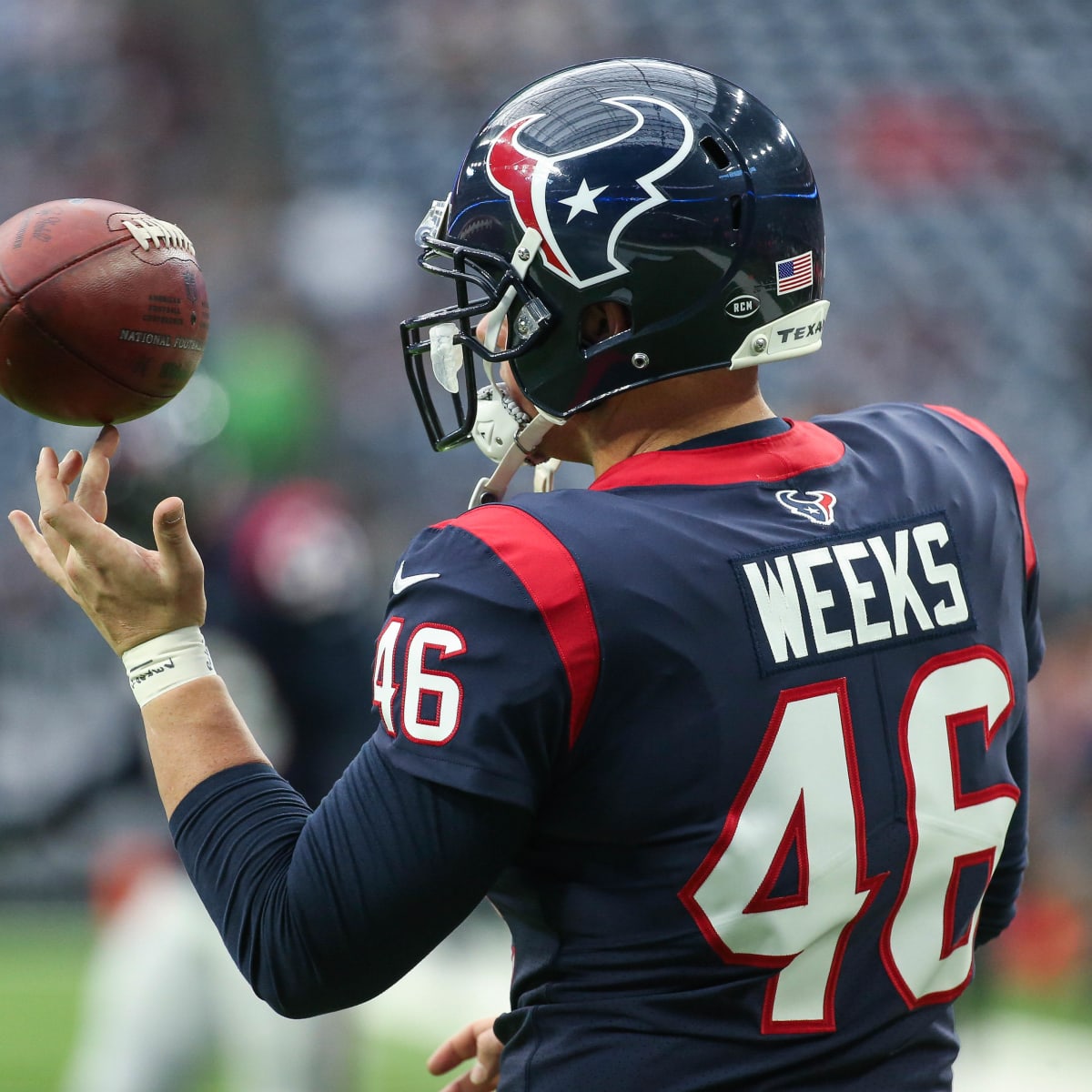 Jon Weeks to make Texans history vs. Patriots