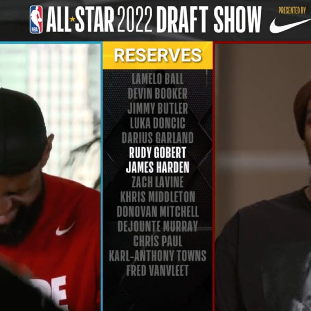 In NBA All-Star draft, Durant selects  anyone but Harden