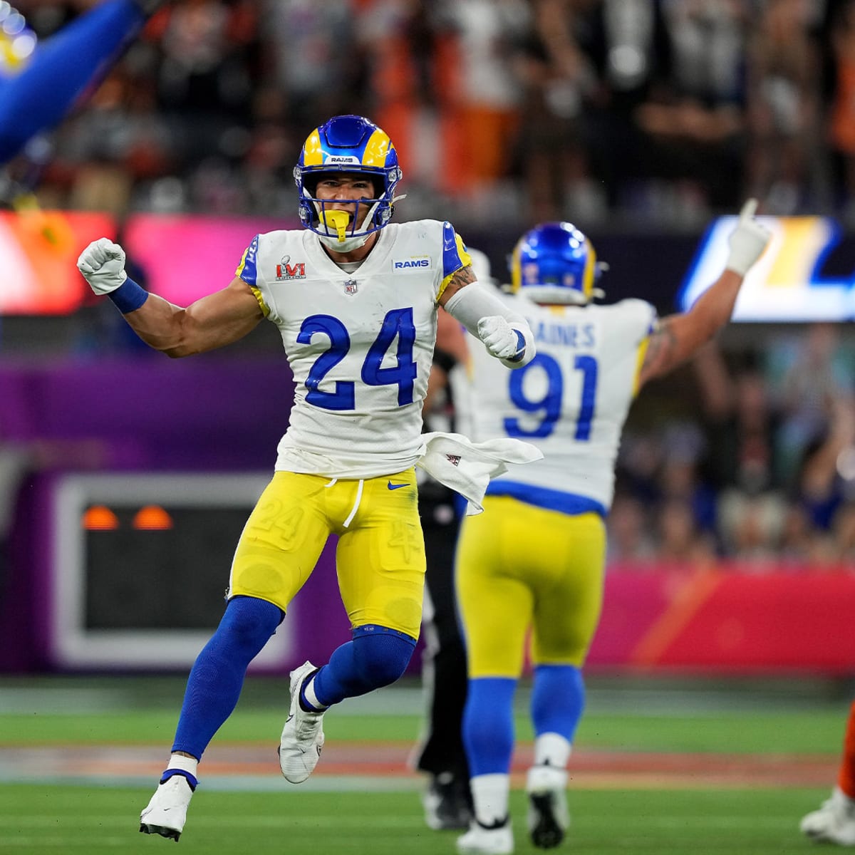 Taylor Rapp proposal: Rams safety pops question after winning Super Bowl -  Sports Illustrated