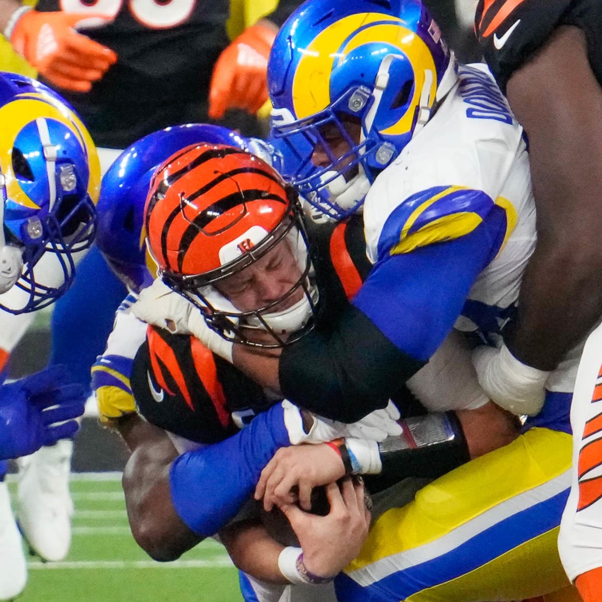 Rams' Aaron Donald Almost Got Brandon Allen into Super Bowl LVI - Sports  Illustrated All Hogs News, Analysis and More