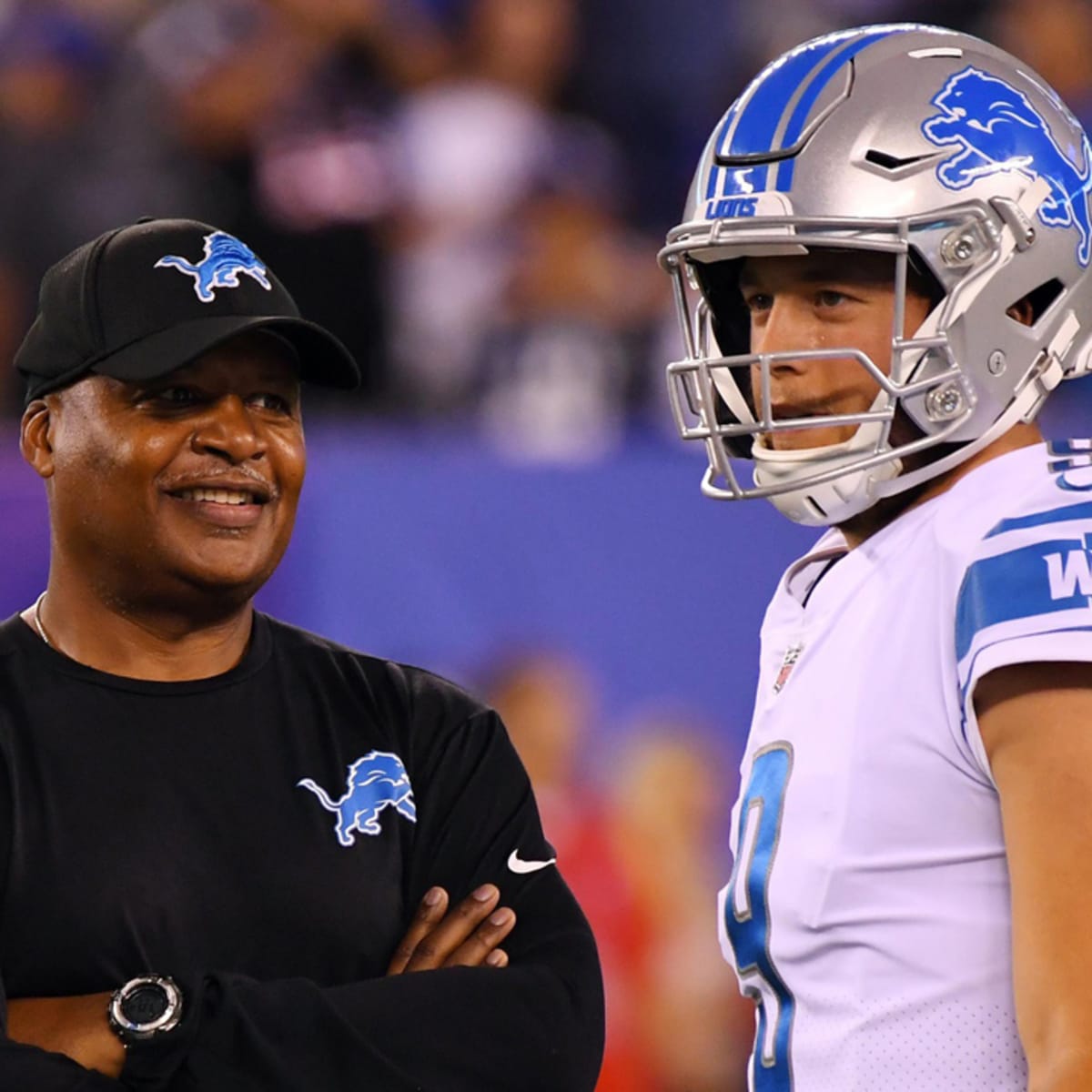 Matthew Stafford delivers early edge as Lions win Jim Caldwell's debut -  ABC7 San Francisco