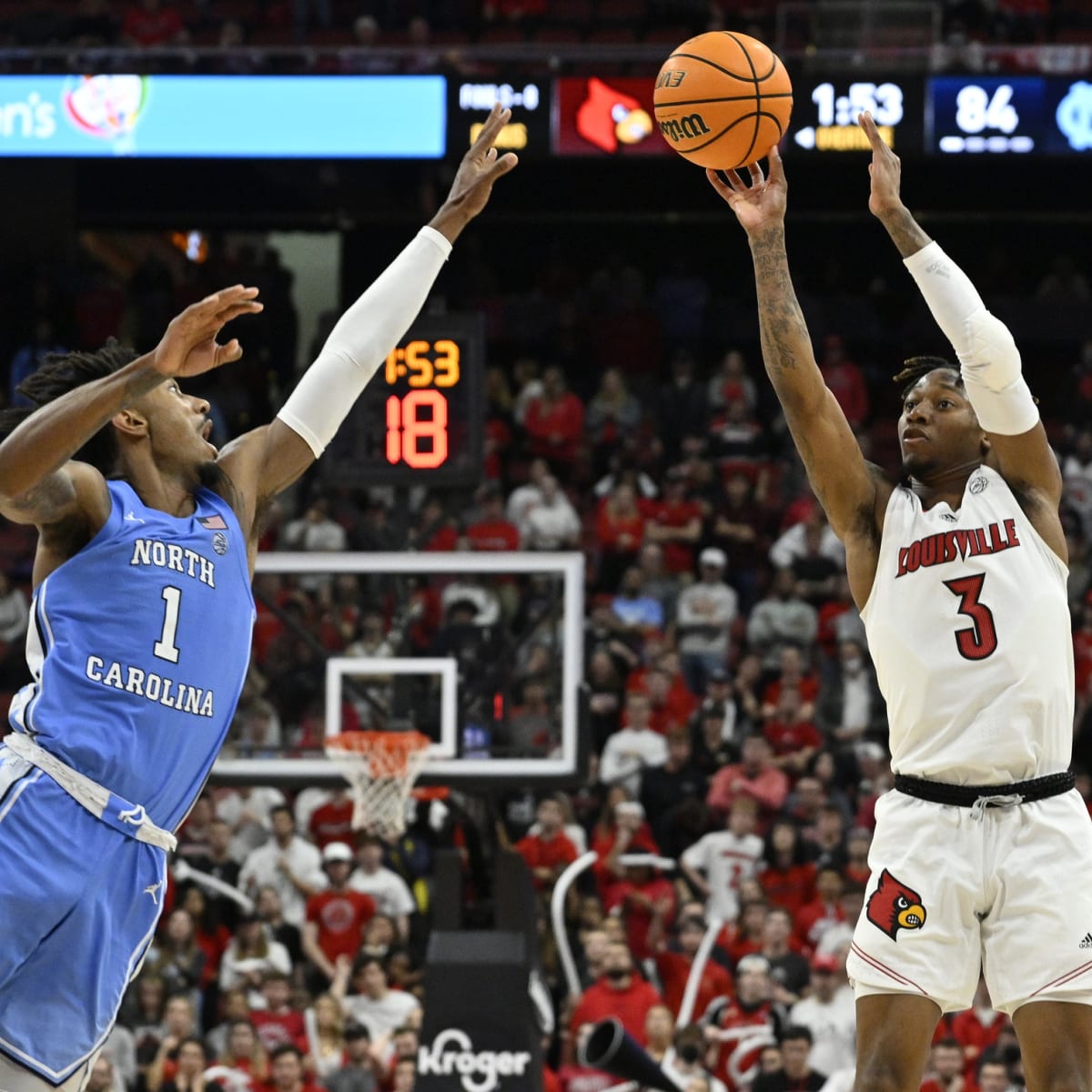 Louisville vs UNC college basketball game: Cardinals fall to Tar Heels