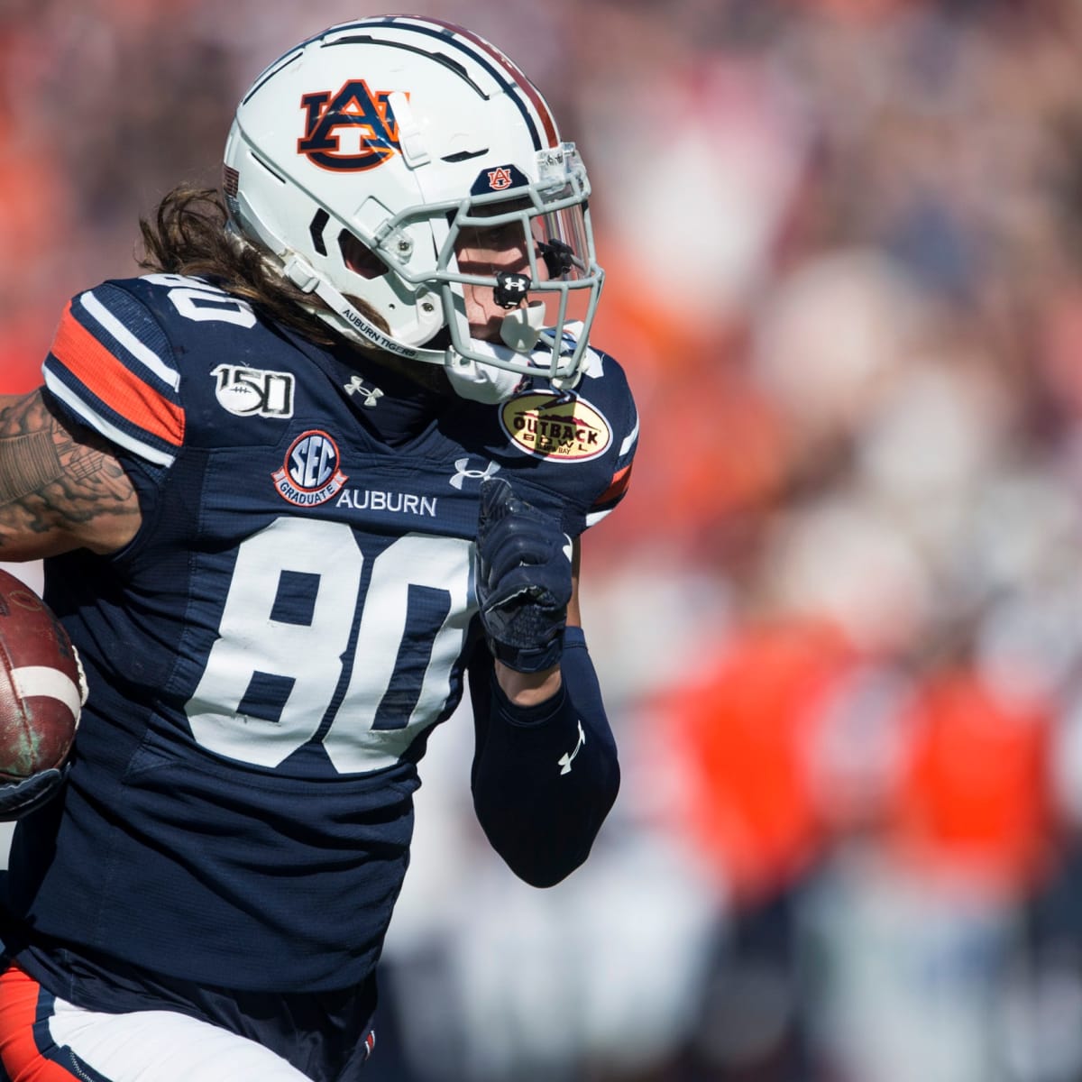 Former Auburn tight end Sal Cannella signs with the Green Bay