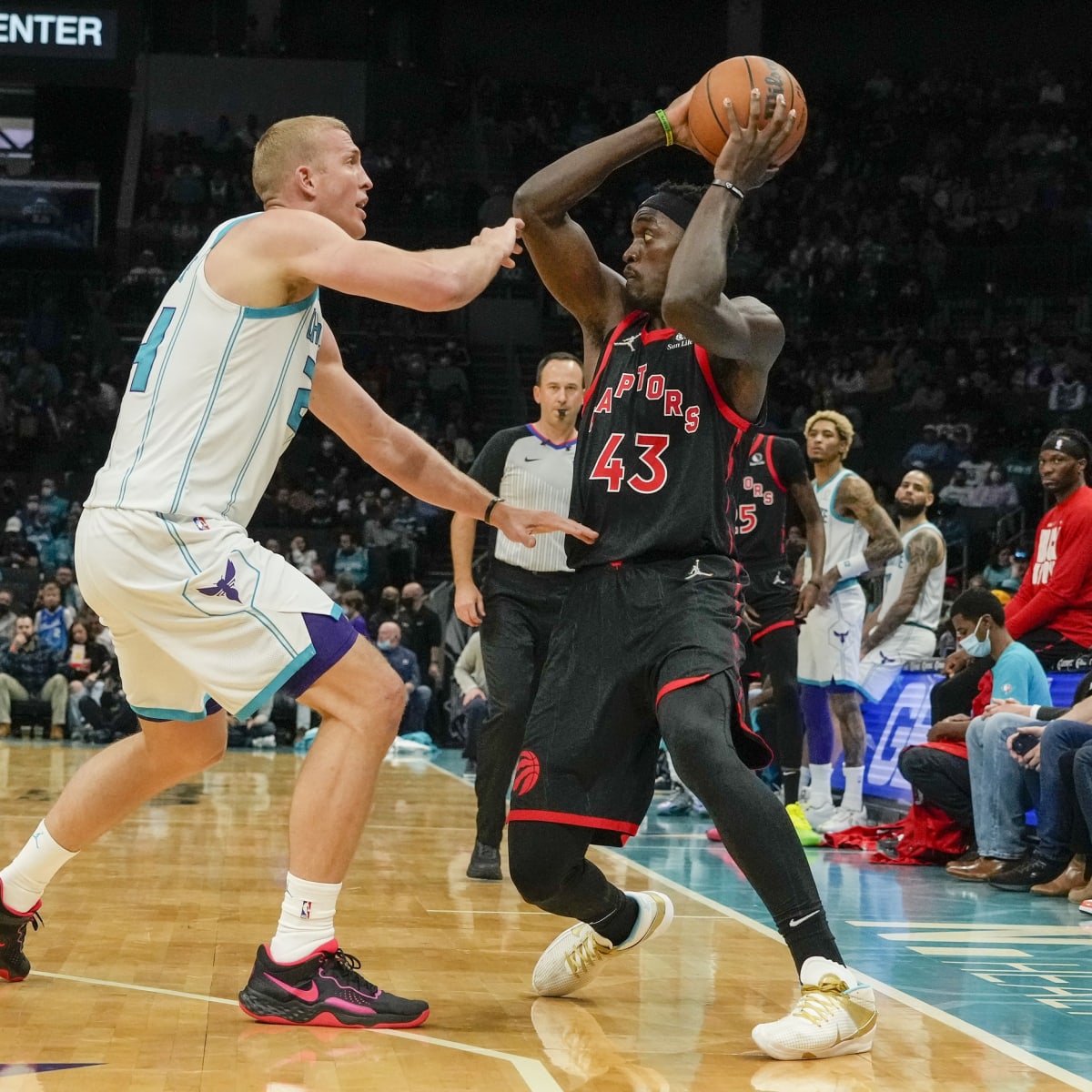 Boucher leads the way as Raptors pick up much-needed win over Hornets