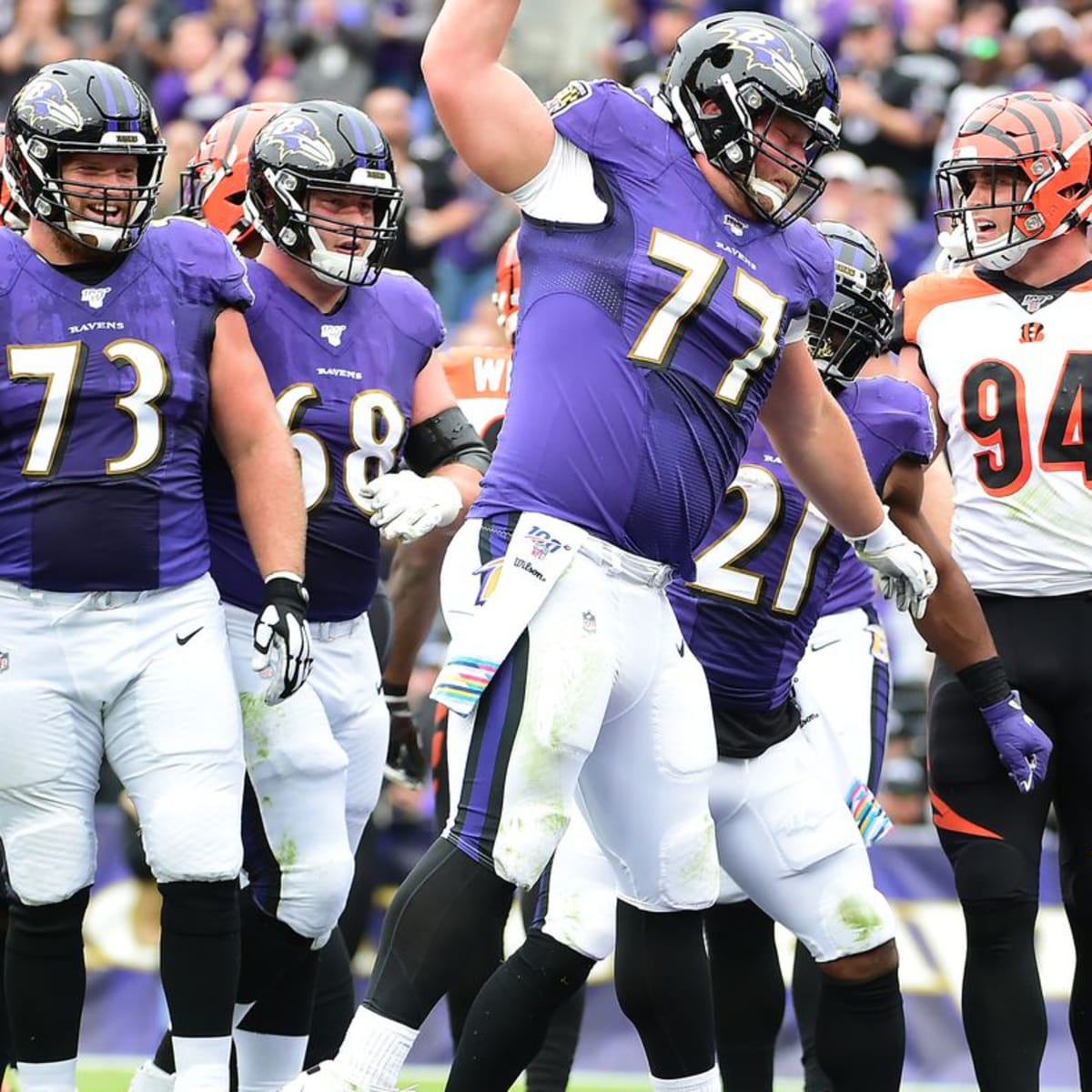 Bengals could target Ravens center Bradley Bozeman in free agency, per  report