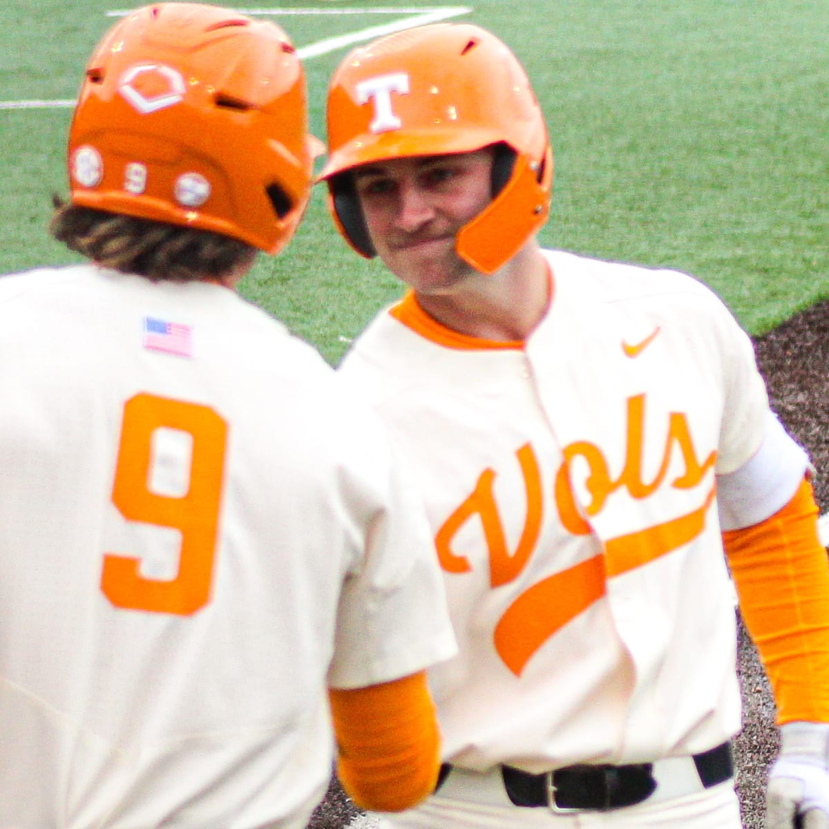 Tennessee Volunteers Custom Name Number Orange College Baseball