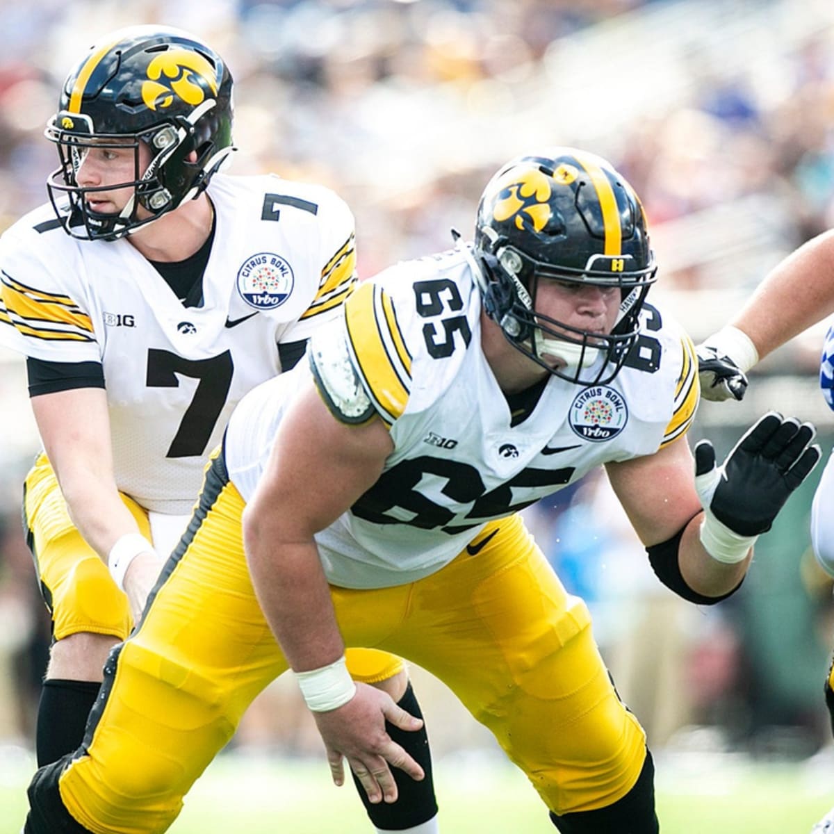 Jets Mock Draft 13.0  ESPN's Mel Kiper Projects Trade to Select Iowa C  Tyler Linderbaum