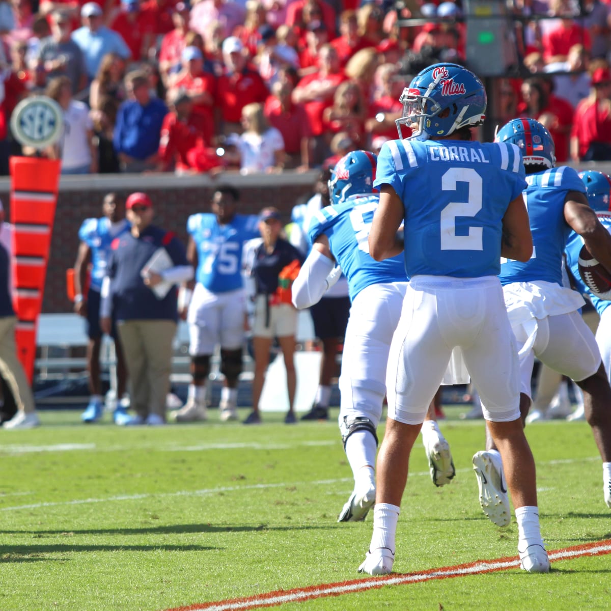 Atlanta Falcons Host Ole Miss QB Matt Corral For Top 30 Visit - The Grove  Report – Sports Illustrated at Ole Miss