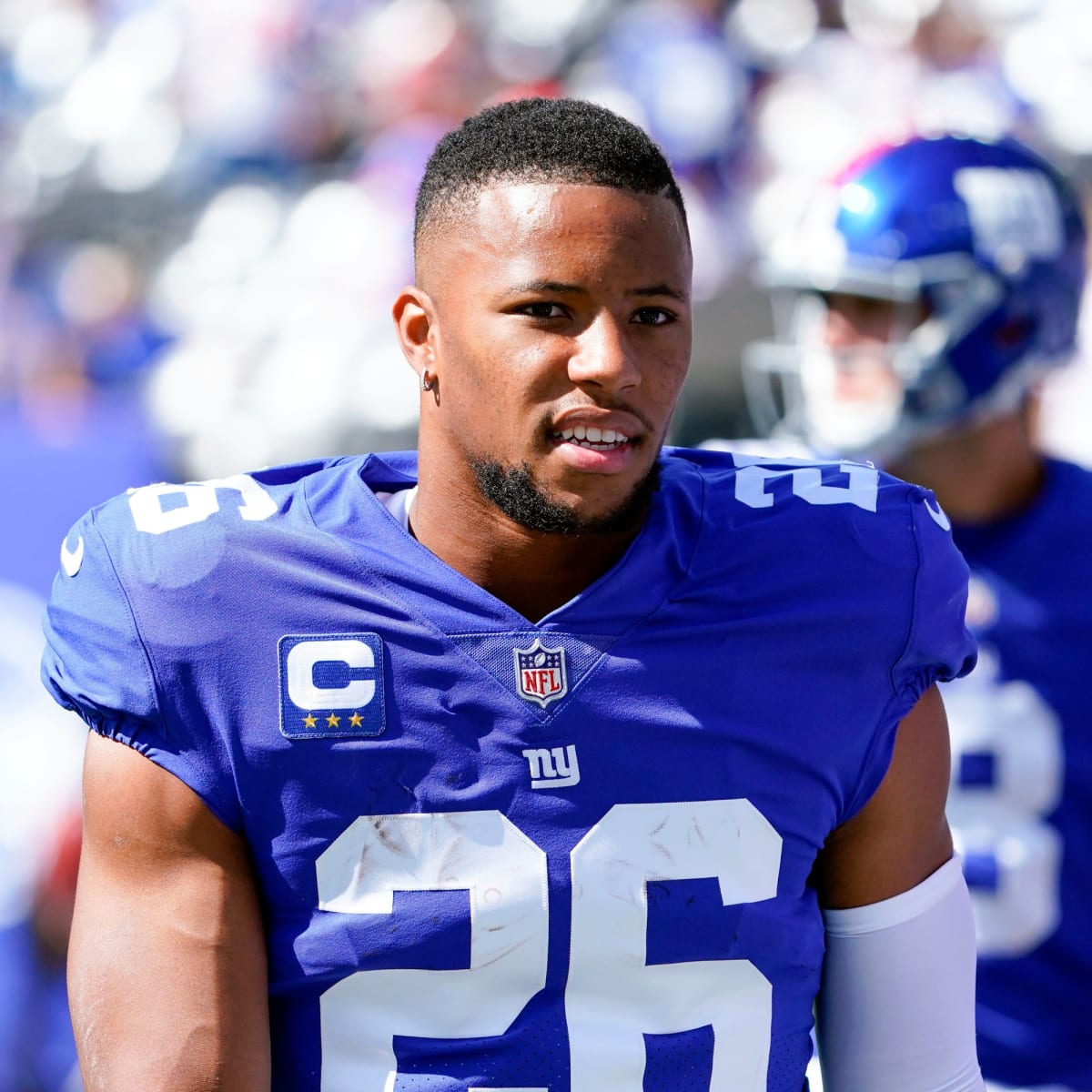 New York Jets listed as top trade candidate for New York Giants RB Saquon  Barkley - Sports Illustrated New York Jets News, Analysis and More