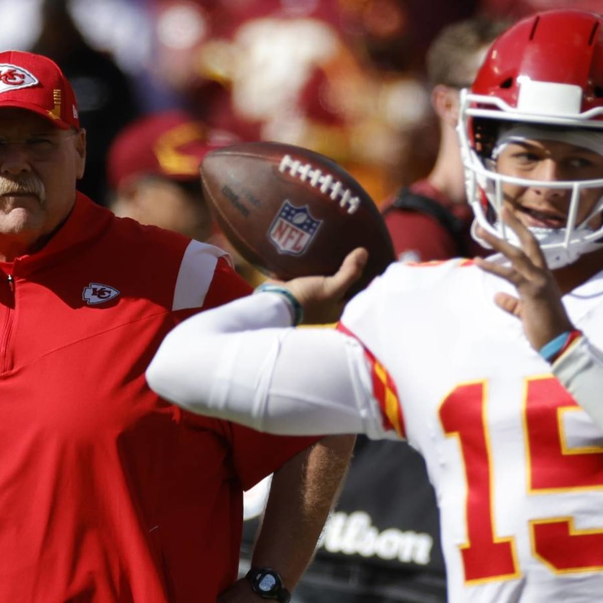 Andy Reid wears his best Tommy Bahama to celebrate Patrick Mahomes