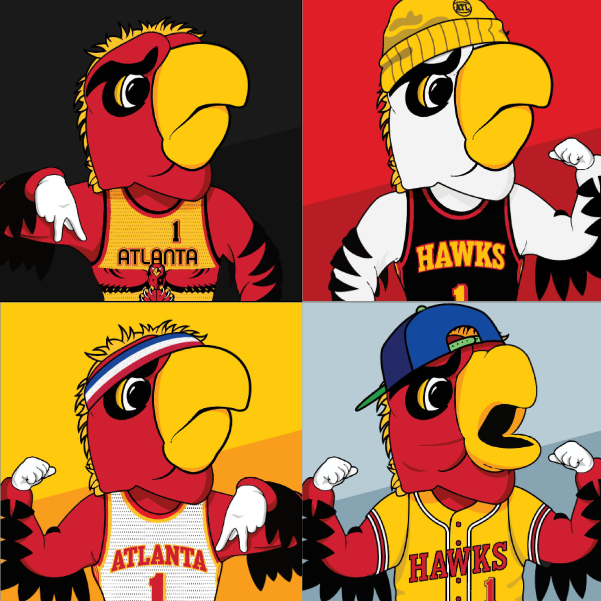 Atlanta Hawks X Looney Tunes jersey mock-up designed by @ozdesignco. With  Henery Hawk as the logo. All 30 teams to come. Let me know what you think!  : r/AtlantaHawks