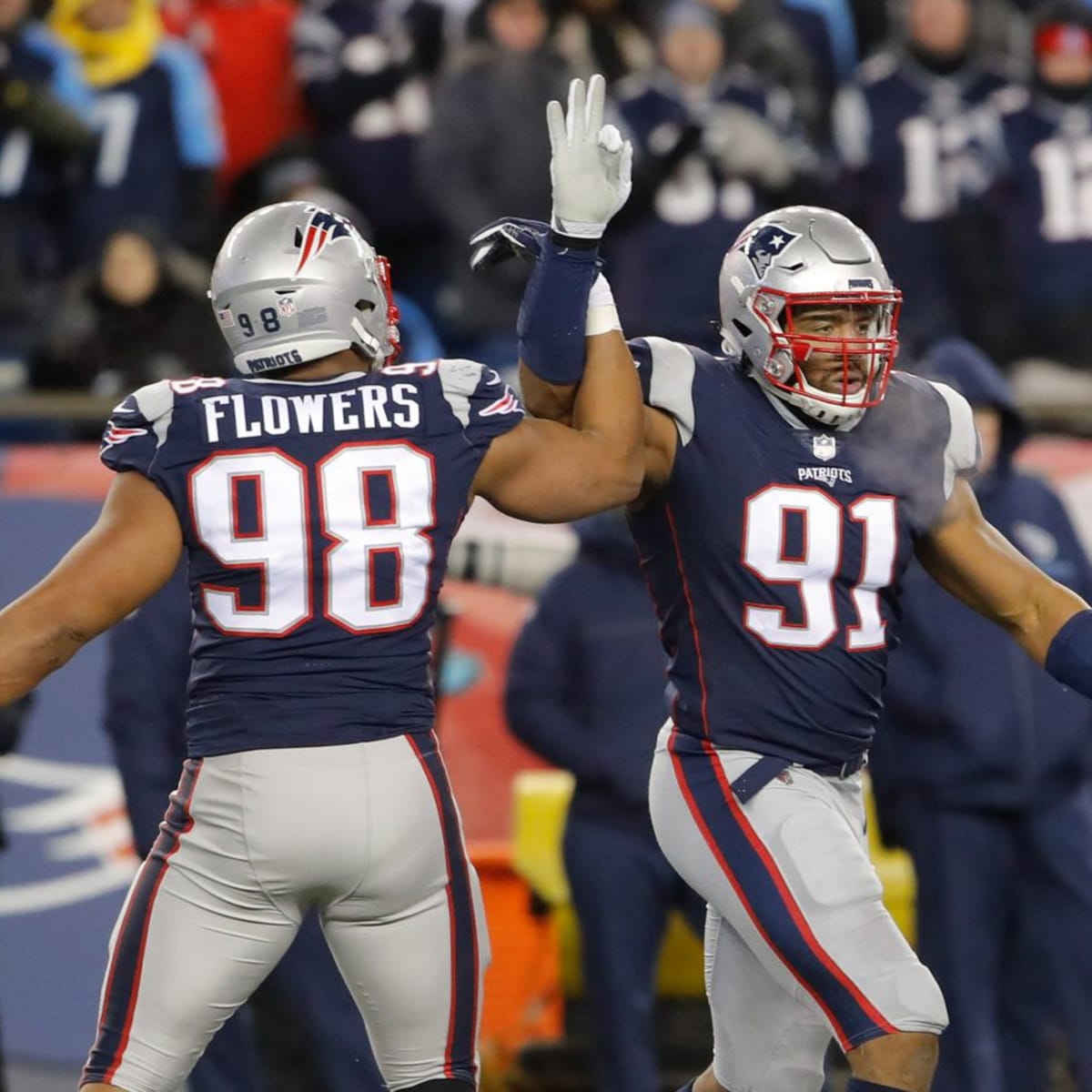 Trey Flowers Signed Autographed New England Patriots Football