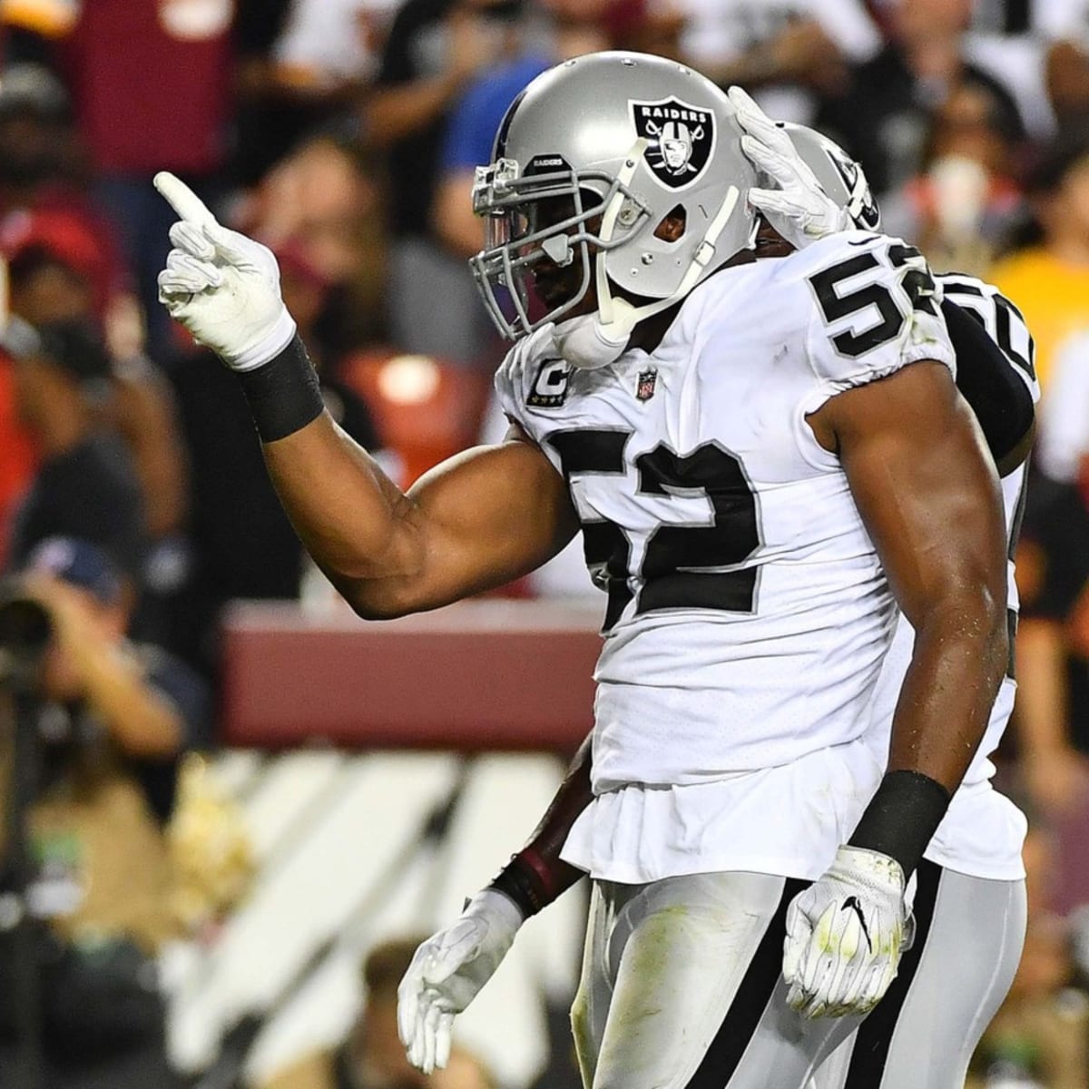 Raiders LB Khalil Mack lands at 49 in NFL Network Top 100 players - Silver  And Black Pride