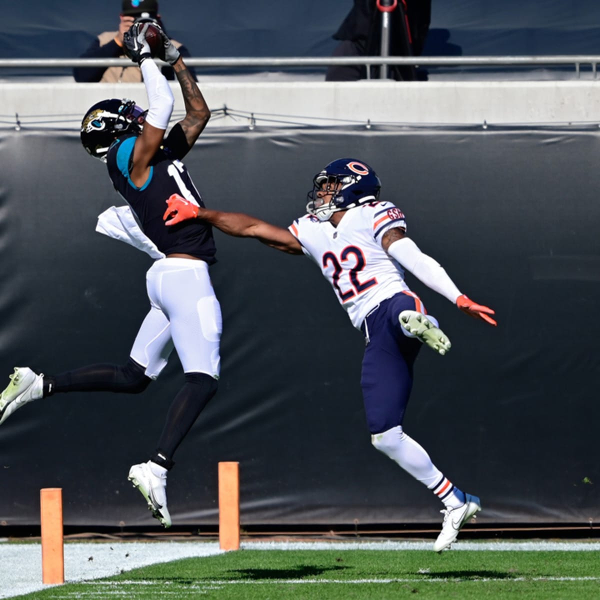 Detroit Lions head coach Dan Campbell awards game ball to wide receiver  D.J. Chark