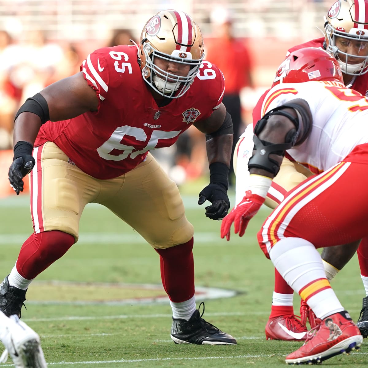 Why 49ers guard Aaron Banks left Tuesday's practice