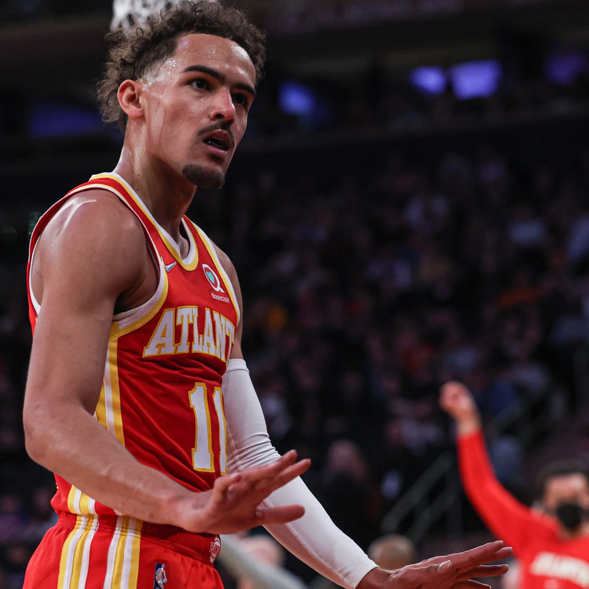 Who spat on Trae Young at a New York Knicks game?