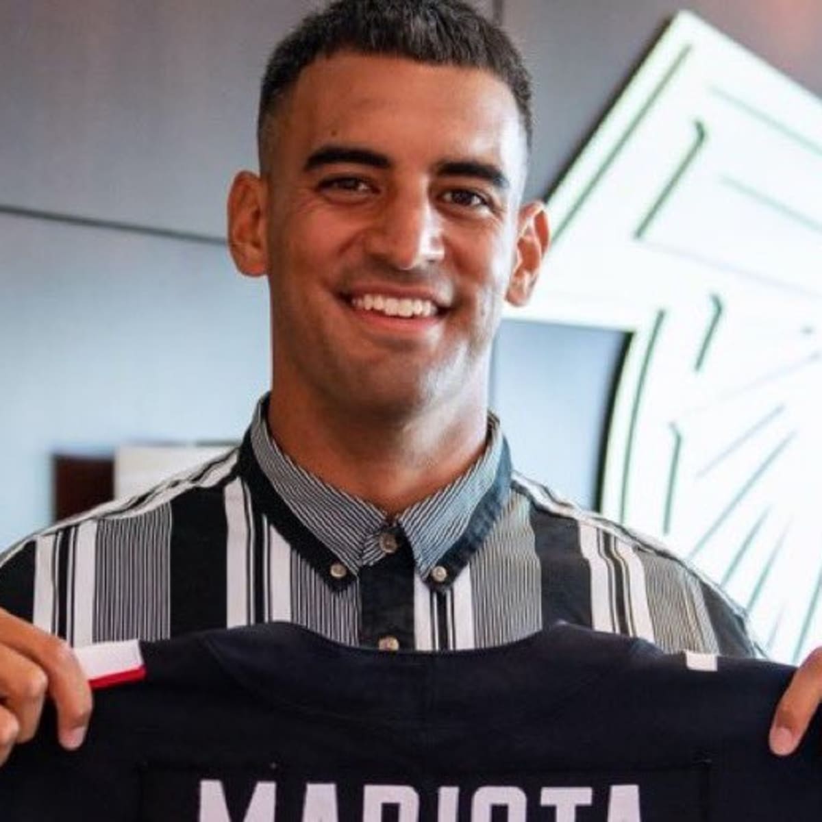 Marcus Mariota Reveals New Number For Atlanta Falcons - Sports Illustrated  Atlanta Falcons News, Analysis and More