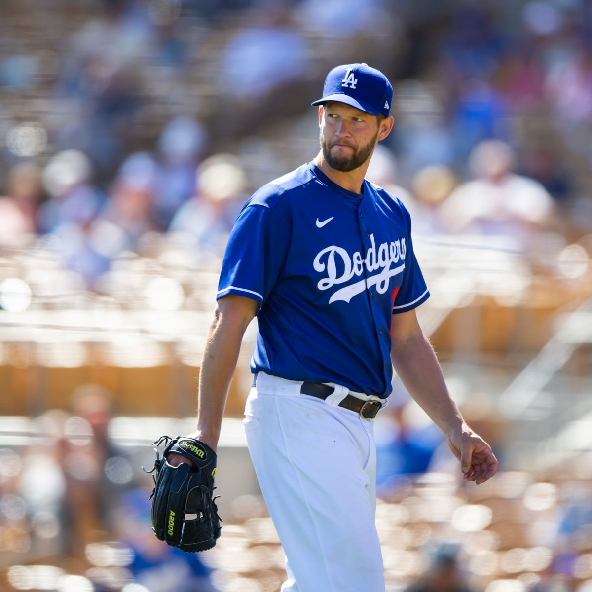 Clayton Kershaw throws 73 pitches in 'B' game after velo dip - Los Angeles  Times