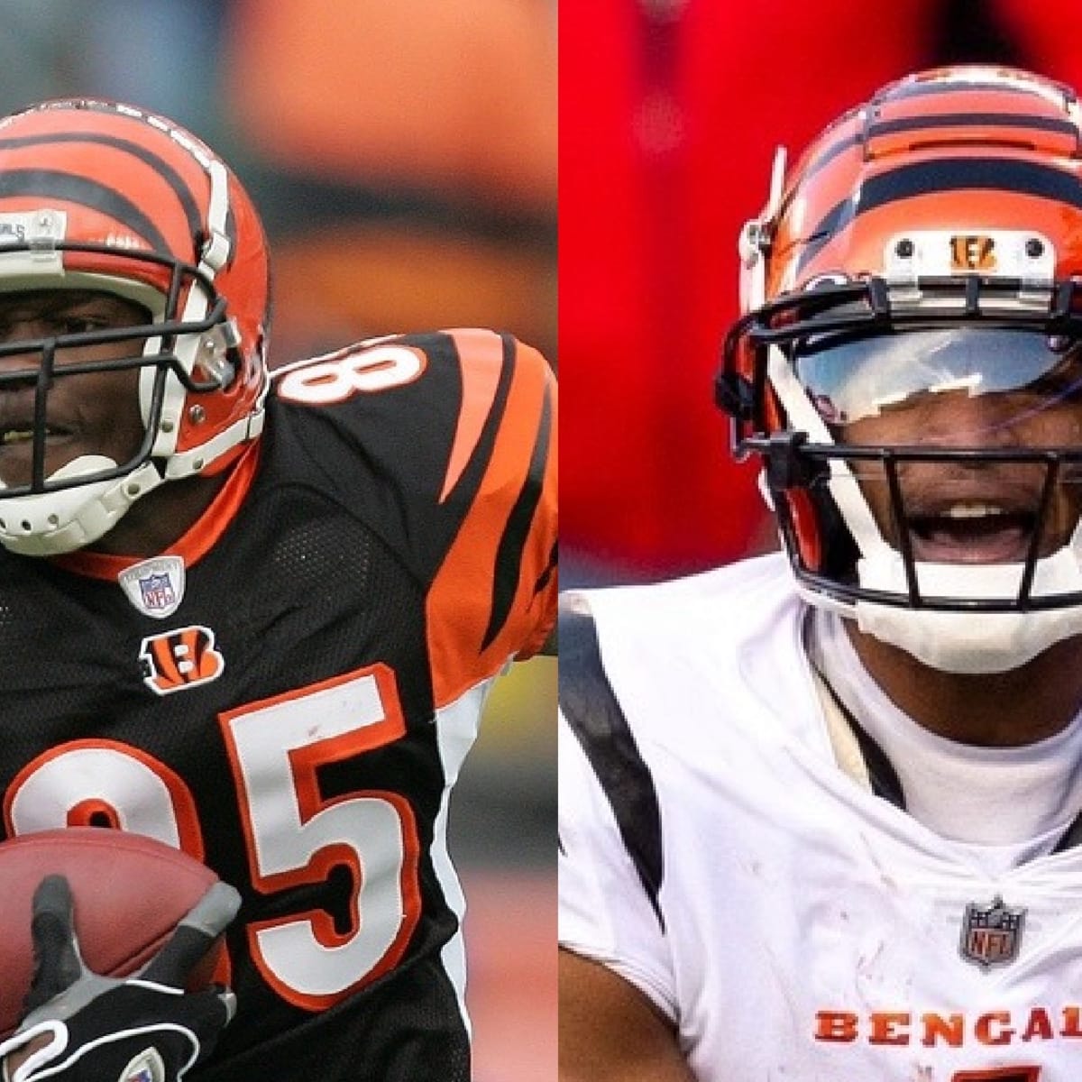 See it: Bengals' Ja'Marr Chase working with Chad Johnson