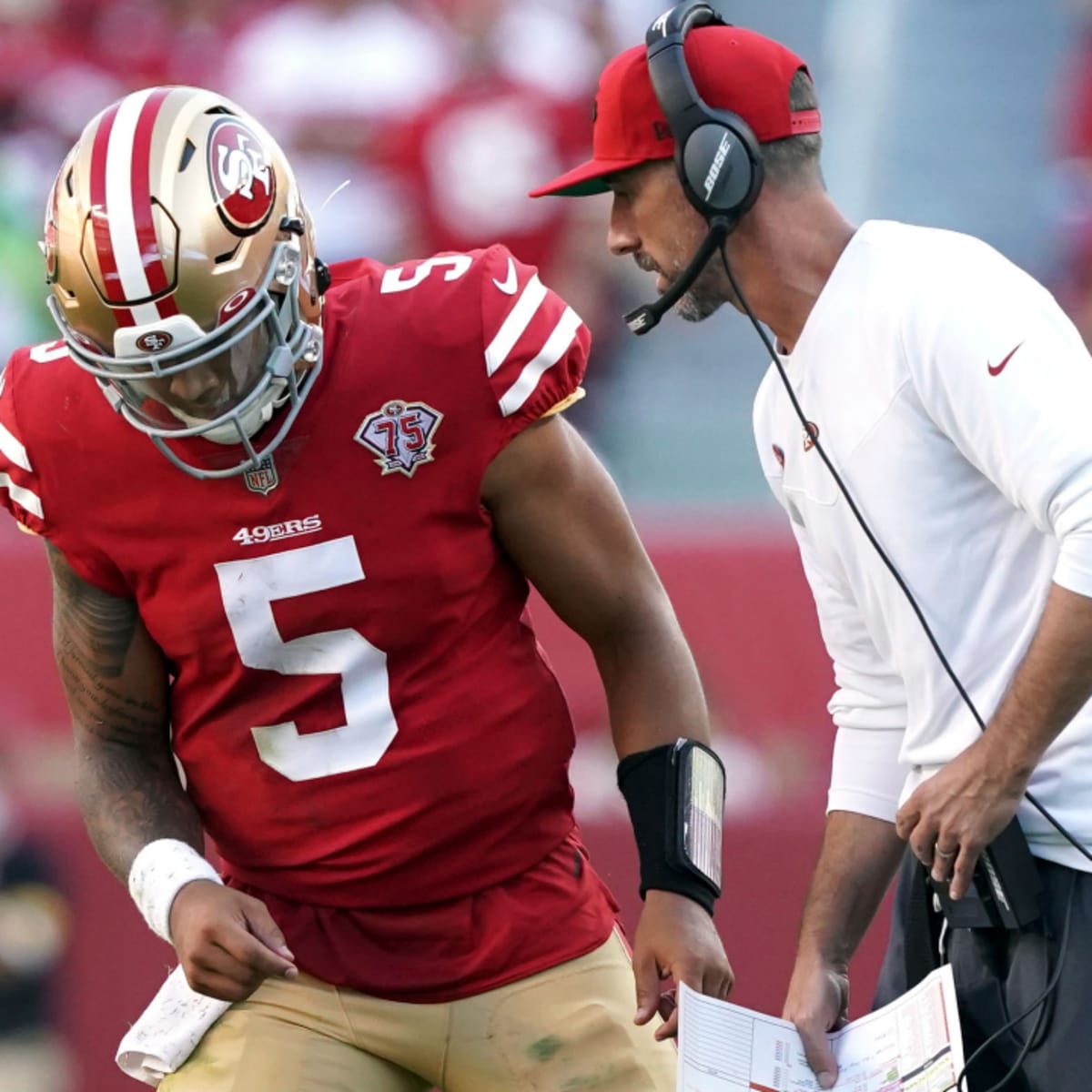 Kyle Shanahan expects Trey Lance to lead despite not named 49ers