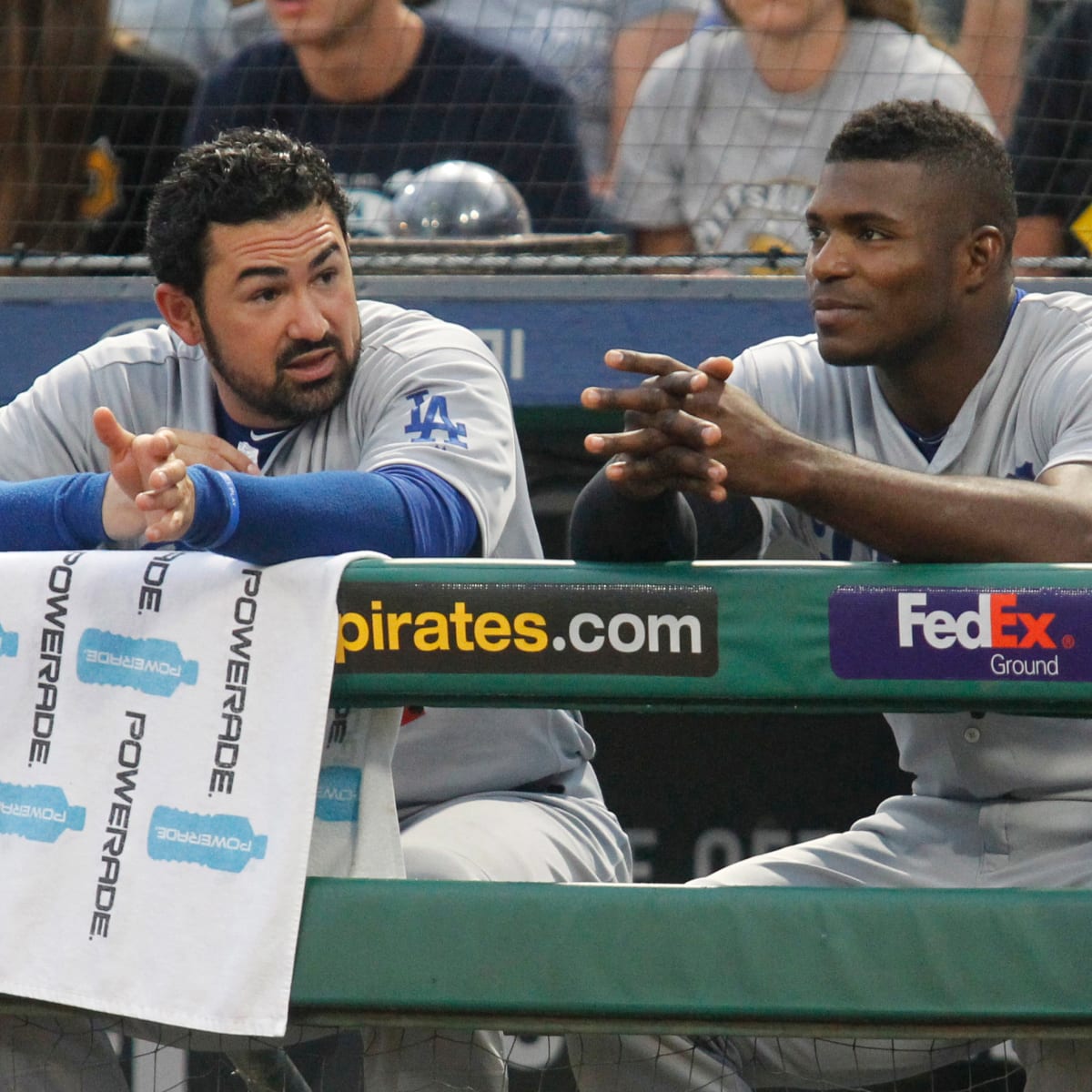 Nick Swisher's back representing the Yankees on MLB's Home Run Derby X