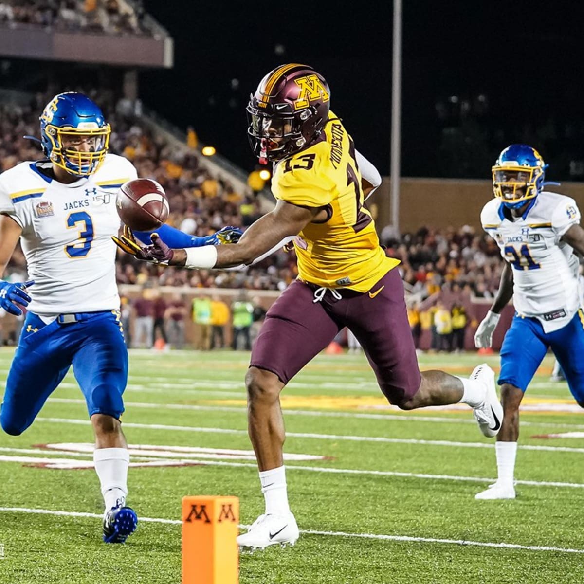 Gophers receiver Rashod Bateman steps over freshman wall and into U record  books – Twin Cities