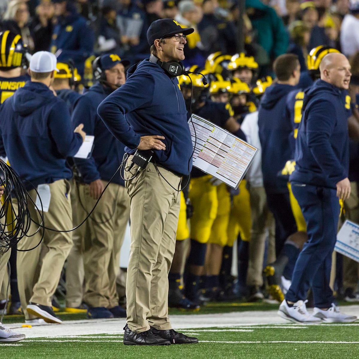 Vikings interviewing Jim Harbaugh for head coach position; Could