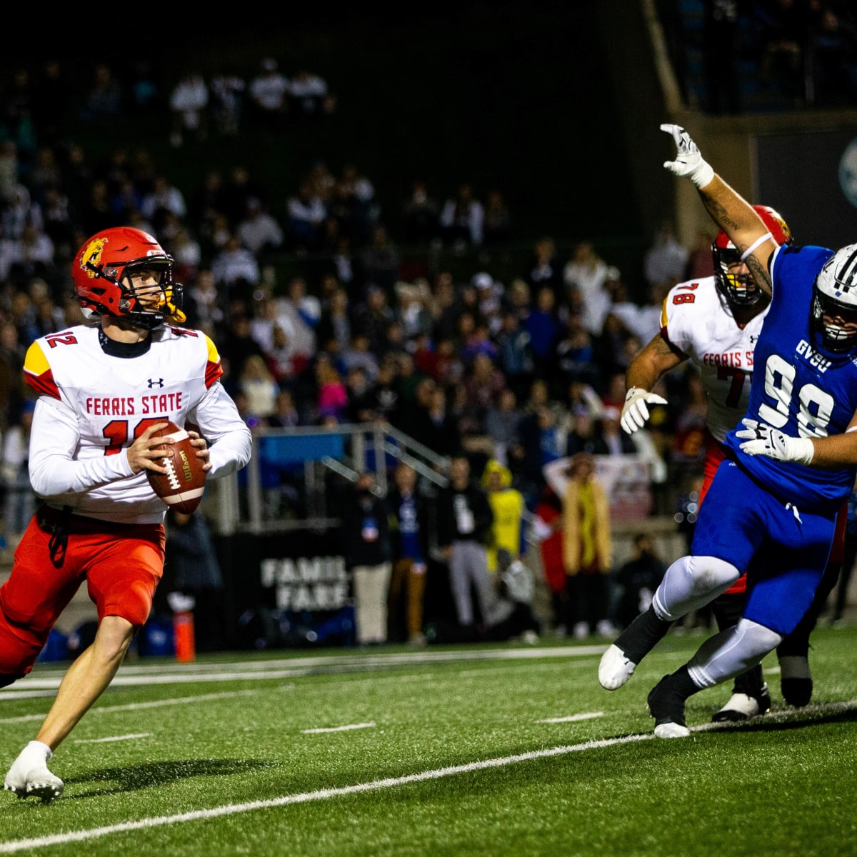 Ex-lacrosse star, Ferris St. QB Bernhardt tries to make it in NFL